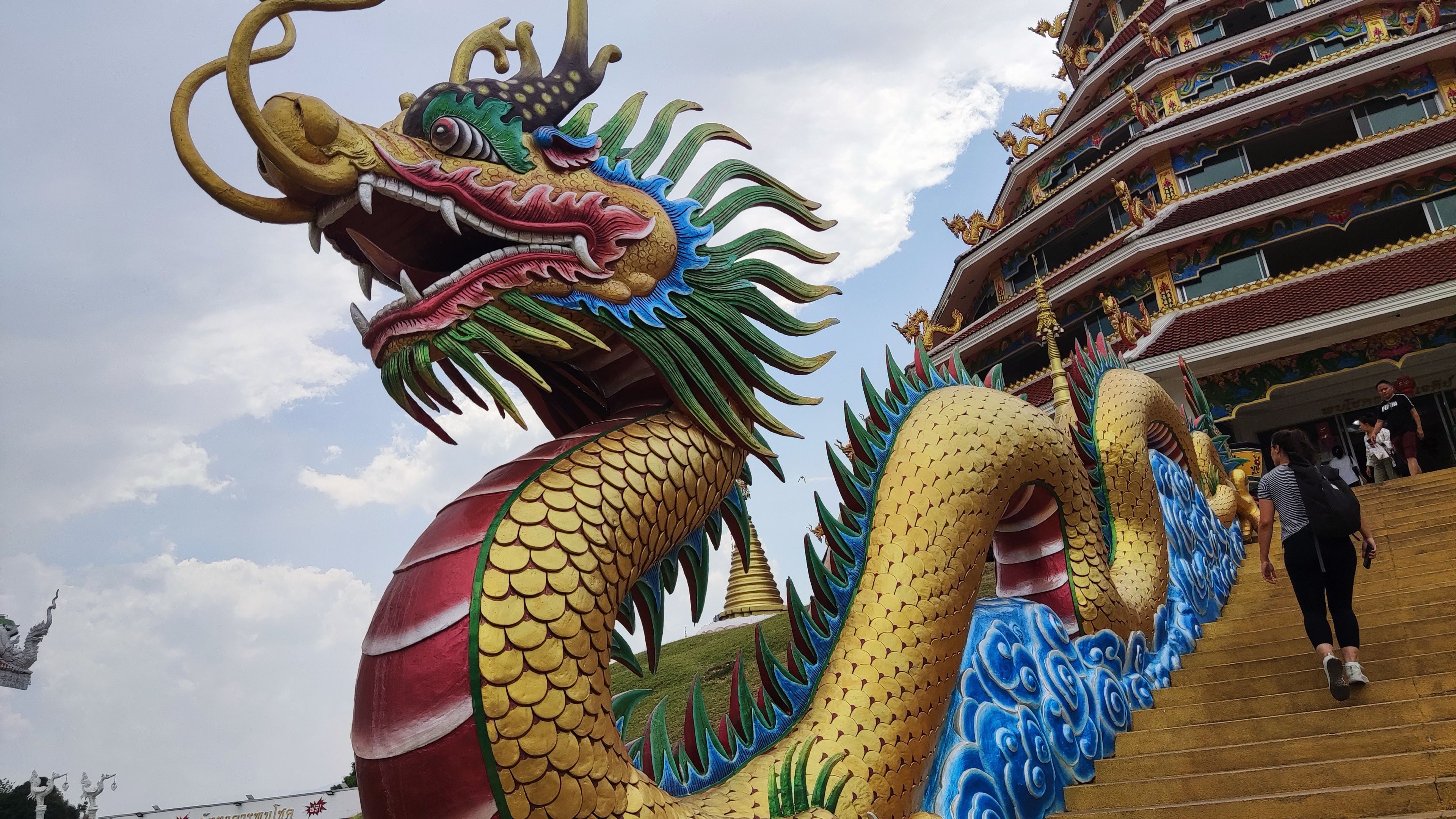 Dragon statue in Thailand