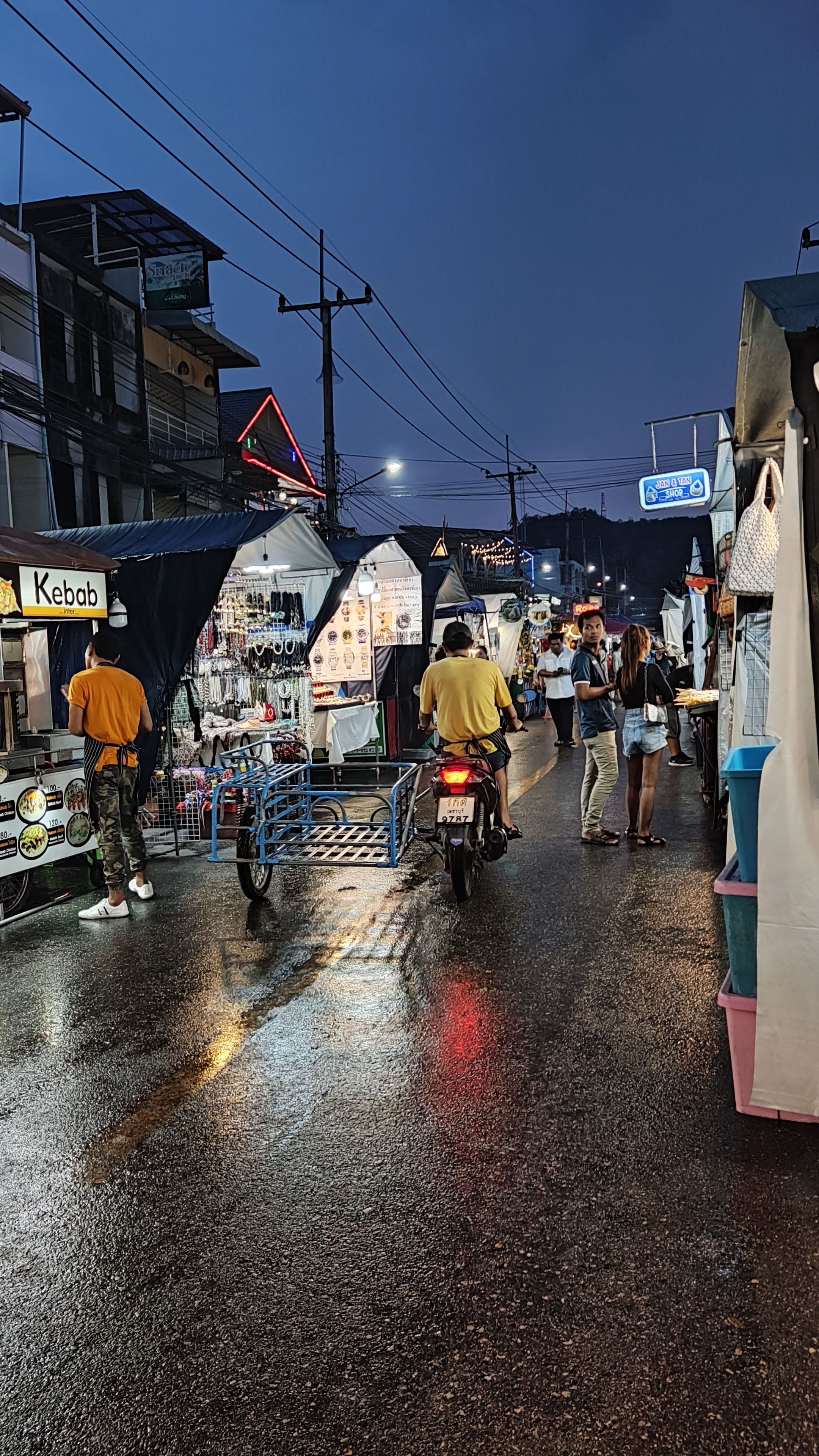 Night walk in Thailand